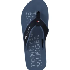 Herren Tommy Hilfiger Pantoletten & Badeschuhe<FM0FM04469, Zehentrenner, Herren, blue coast