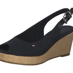 Damen Tommy Hilfiger Sandaletten<FW0FW04788, Keilsandaletten, Damen, Blau (Desert Sky)