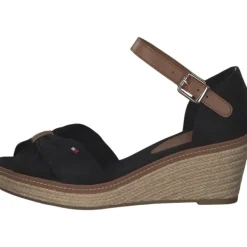 Damen Tommy Hilfiger Sandaletten<FW0FW00906, Keilsandaletten, Damen, Schwarz