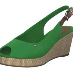 Damen Tommy Hilfiger Sandaletten<FW0FW04788, Keilsandaletten, Damen, Grün