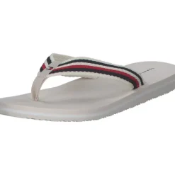 Damen Tommy Hilfiger Pantoletten & Badeschuhe<FW0FW07147, Zehentrenner, Damen, feather white