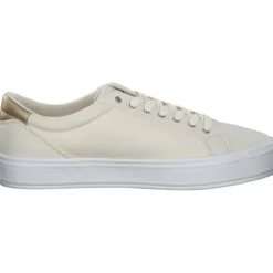 Damen Tommy Hilfiger Klassische- & Business Schuhe<FW0FW07682-AEF Essential Vulc Canvas, Schnürschuhe, Damen, Beige