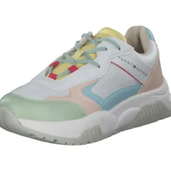 Kinder Tommy Hilfiger Klassische- & Business Schuhe<T3A9-32740, Schnürschuhe, Kinder, bianco/multicolor