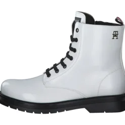 Kinder Tommy Hilfiger Stiefel<T4A5-32411, Schnürstiefeletten, Kinder, white