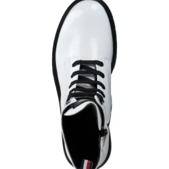 Kinder Tommy Hilfiger Stiefel<T4A5-32411, Schnürstiefeletten, Kinder, white