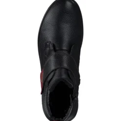 Damen Waldläufer Stiefel<778802-299/583 Alina H, Stiefel, Damen, schwarz rubin