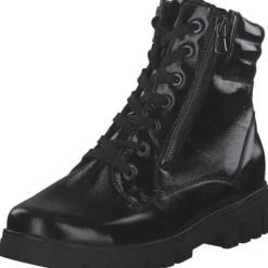 Damen Waldläufer Stiefel<723807-143/001 Serena H, Stiefel, Damen, Schwarz