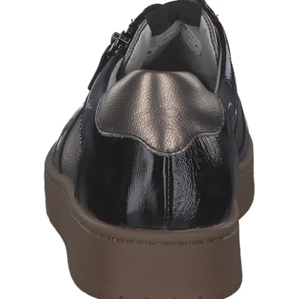 Damen Waldläufer Klassische- & Business Schuhe<754004-203/370 Yuna H, Schnürschuhe, Damen, schwarz bronze